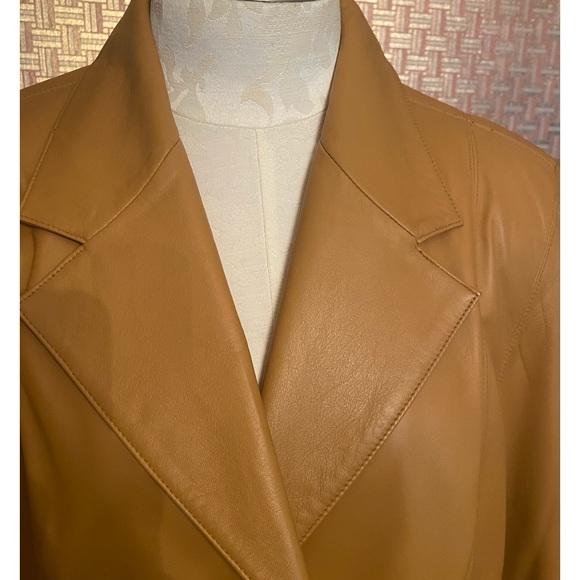 NWOT Lord & Taylor Leather Jacket - Picture 5 of 7